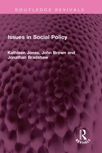 Issues in Social Policy_cover