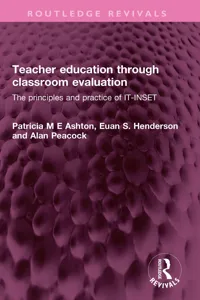 Teacher education through classroom evaluation_cover
