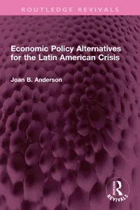 Economic Policy Alternatives for the Latin American Crisis_cover