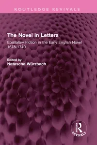 The Novel in Letters_cover