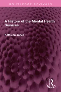 A History of the Mental Health Services_cover