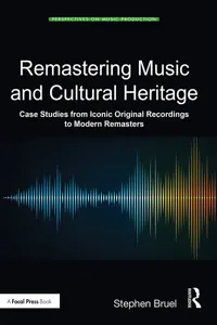 Remastering Music and Cultural Heritage_cover