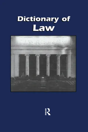 Dictionary of Law