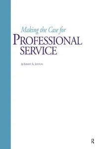 Making the Case for Professional Service_cover