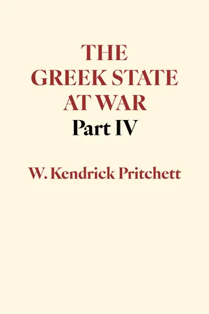 The Greek State at War, Part IV