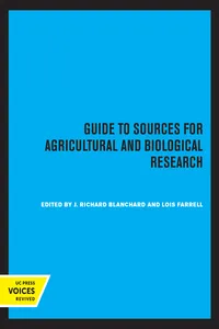 Guide to Sources for Agricultural and Biological Research_cover