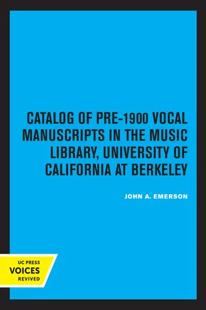 UC Publications in Catalogs and Bibliographies