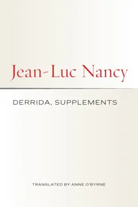 Derrida, Supplements_cover
