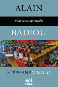 Alain Badiou - Vivir como inmortales_cover