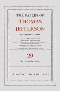 Papers of Thomas Jefferson: Retirement Series_cover