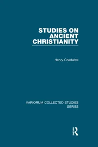 Studies on Ancient Christianity_cover