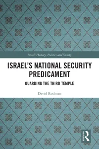 Israel's National Security Predicament_cover