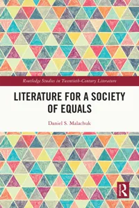 Literature for a Society of Equals_cover