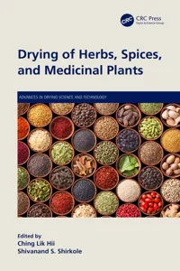Drying of Herbs, Spices, and Medicinal Plants_cover