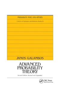 Advanced Probability Theory, Second Edition,_cover