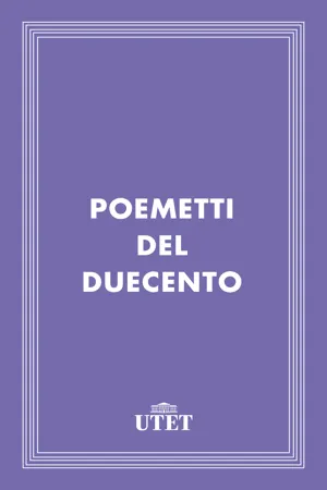 Poemetti del Duecento