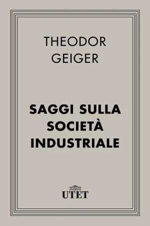 Saggi sulla società industriale