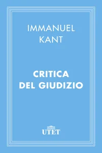 Critica del giudizio_cover