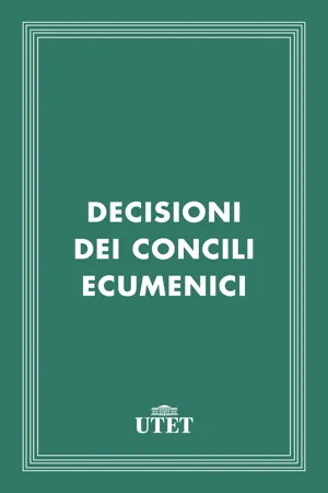 Decisioni dei Concili Ecumenici