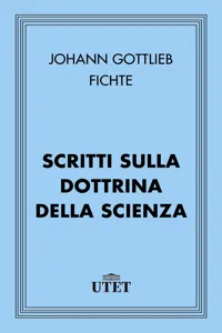 Scritti sulla dottrina della scienza_cover