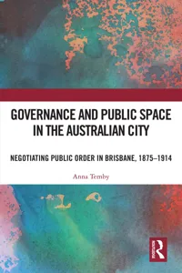 Governance and Public Space in the Australian City_cover