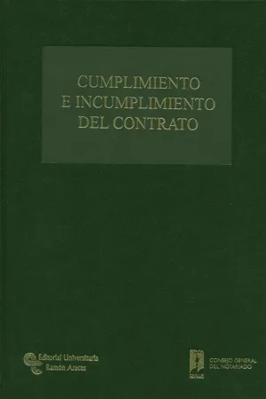 Cumplimiento e incumplimiento del contrato