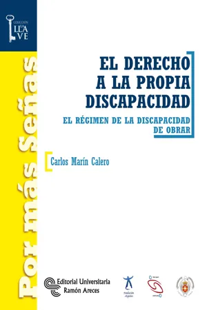 El derecho a la propia discapacidad