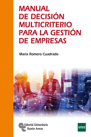 Manual de decisión multicriterio para la gestión de empresas