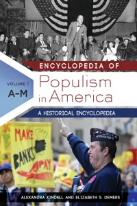 Encyclopedia of Populism in America_cover