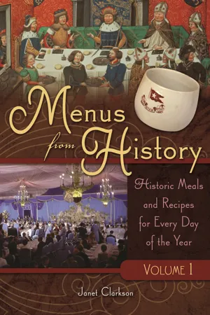 Menus from History