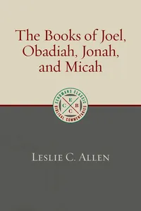 The Books of Joel, Obadiah, Jonah, and Micah_cover
