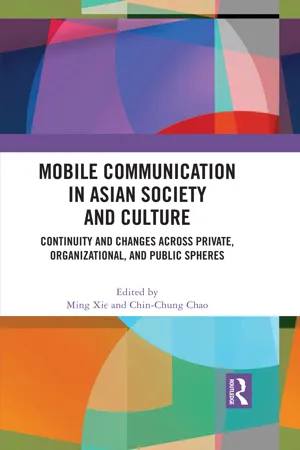 Mobile Communication in Asian Society and Culture