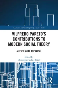 Vilfredo Pareto's Contributions to Modern Social Theory_cover
