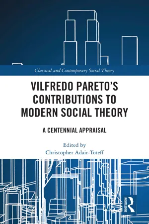 Vilfredo Pareto's Contributions to Modern Social Theory