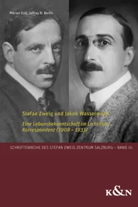 Stefan Zweig und Jakob Wassermann_cover