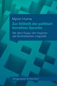 Zur Stilistik der politisch korrekten Sprache_cover