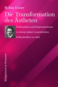 Die Transformation des Ästheten_cover