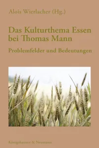 Das Kulturthema Essen bei Thomas Mann_cover