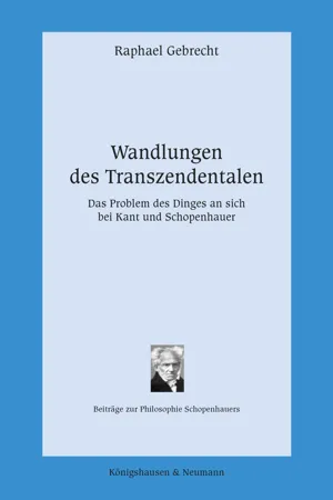 Wandlungen des Transzendentalen