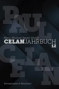 Celan Jahrbuch 12_cover