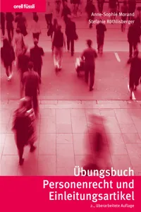 Übungsbuch Personenrecht und Einleitungsartikel_cover