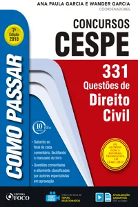 Como passar em concursos CESPE: direito civil_cover