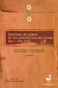 Entrega de armas de las guerrillas del Llano sep.-Oct.1953_cover