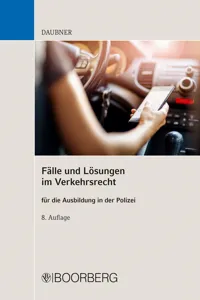 Fälle und Lösungen im Verkehrsrecht_cover