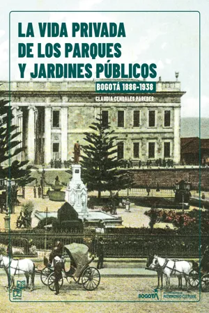 La vida Privada de los parques y jardines públicos. Bogotá, 1886-1938/ Guía para recorrer los parques y jardines en Bogotá. 1886-1938