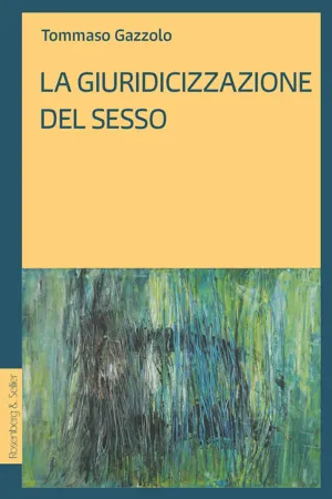 La giuridicizzazione del sesso