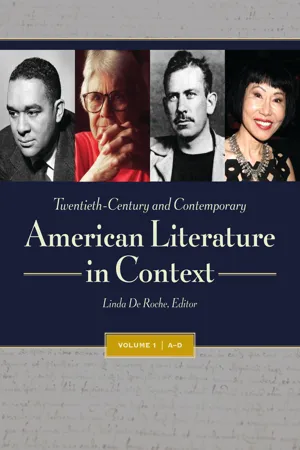 Twentieth-Century and Contemporary American Literature in Context