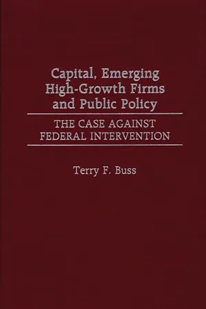 Capital, Emerging High-Growth Firms and Public Policy