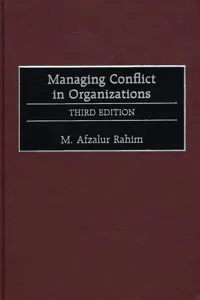 Managing Conflict in Organizations_cover