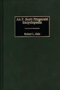 An F. Scott Fitzgerald Encyclopedia_cover